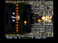 une photo d'Ã©cran de Super R-Type sur Nintendo Super Nes